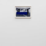 Ricardo Alcaide, Intrusion n°59 (Shade of Progress), 2015, Acrylic and cardboard on Inkjet, unique, 40 x 60cm, photo credit, Conradin Frei